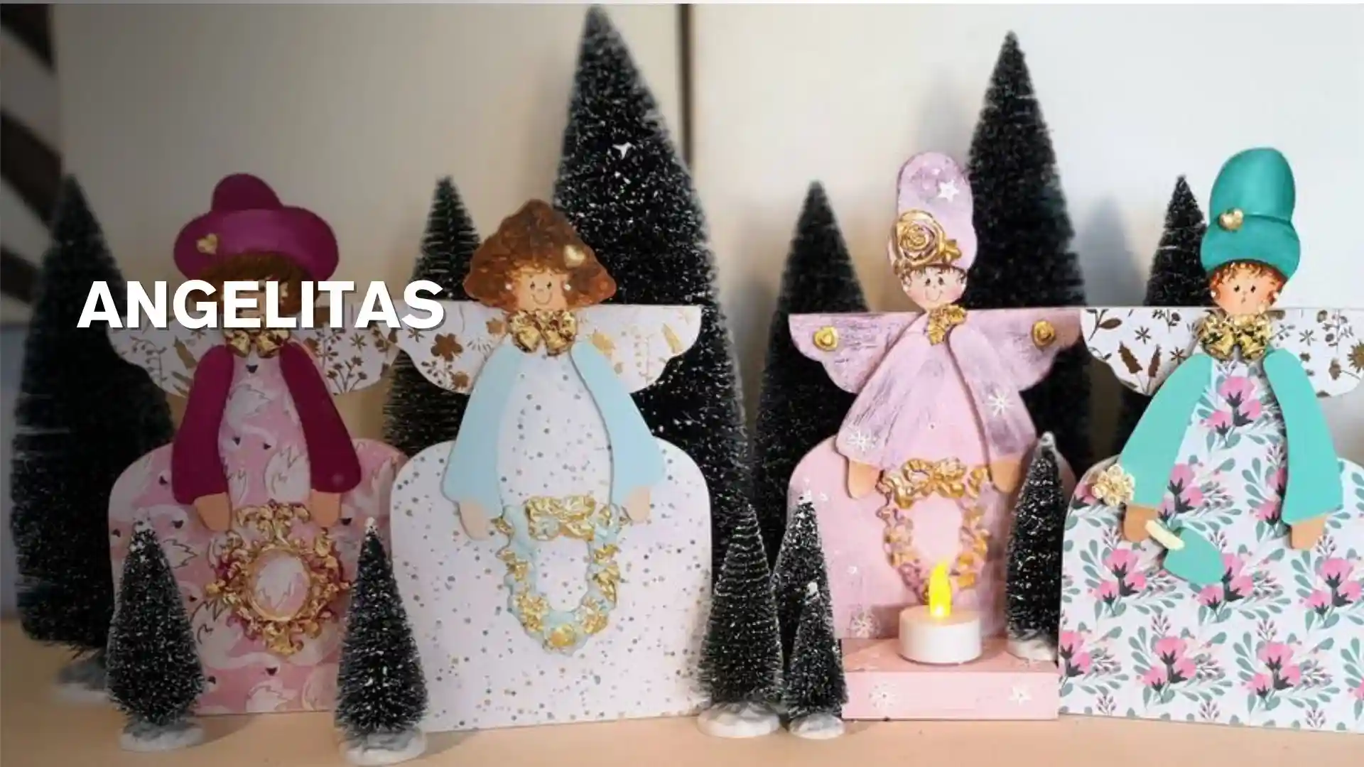 kit de navidad angelitas